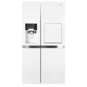 یخچال فریزر ساید بای ساید دوو مدل SXi20-21W ظرفیت ۳۲ فوت هوشمند با بار خانگی و یخساز اتوماتیک