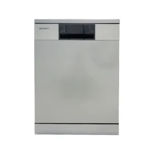 ماشین ظرفشویی زیرووات مدل FCD3550 ظرفیت ۱۵ نفر با ۳ سبد و ۸ برنامه رنگ نقره ای