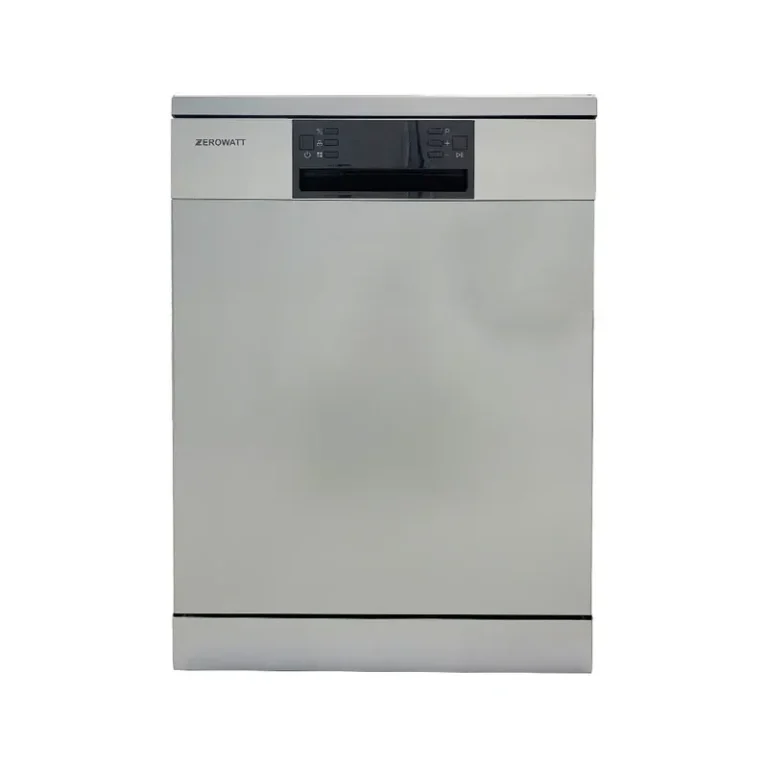 ماشین ظرفشویی زیرووات مدل FCD3550 ظرفیت ۱۵ نفر با ۳ سبد و ۸ برنامه رنگ نقره ای