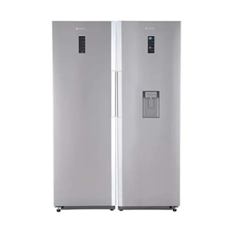 یخچال فریزر دوقلو اسنوا مدل SRDi/SFDi-M210 ظرفیت ۳۸ فوت نقره ای